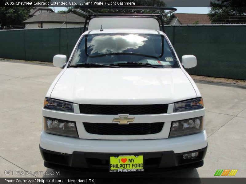 Summit White / Light Cashmere 2009 Chevrolet Colorado Extended Cab