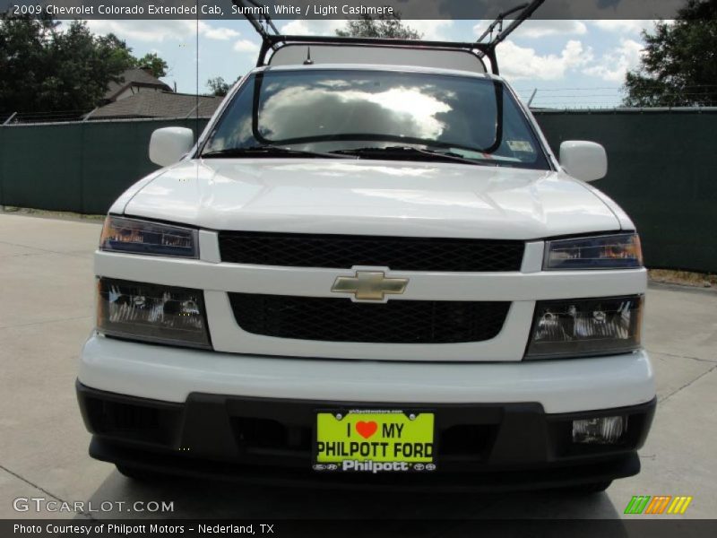 Summit White / Light Cashmere 2009 Chevrolet Colorado Extended Cab