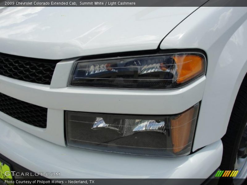 Summit White / Light Cashmere 2009 Chevrolet Colorado Extended Cab