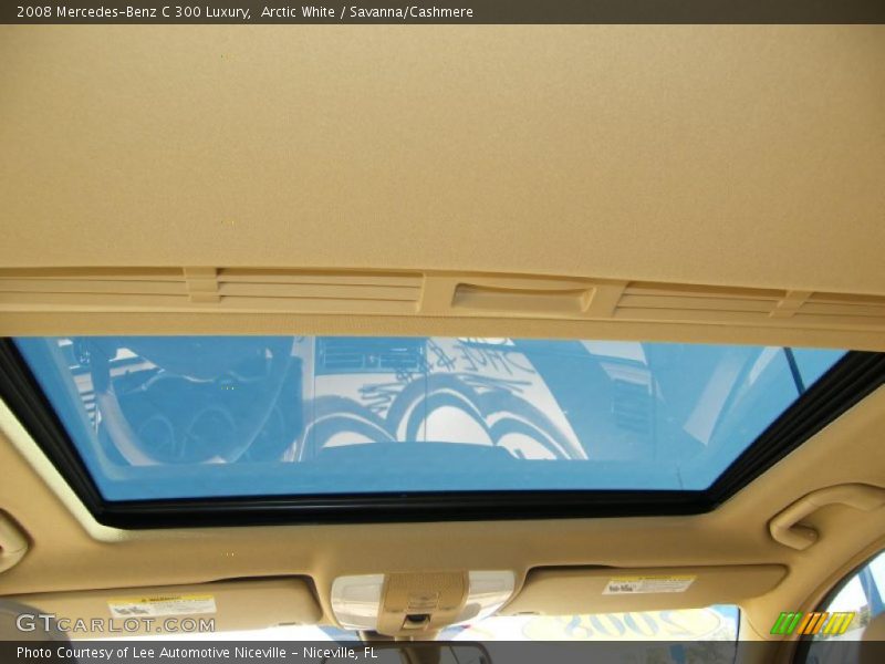 Arctic White / Savanna/Cashmere 2008 Mercedes-Benz C 300 Luxury