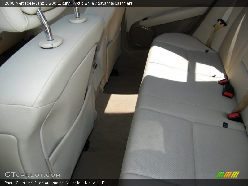 Arctic White / Savanna/Cashmere 2008 Mercedes-Benz C 300 Luxury