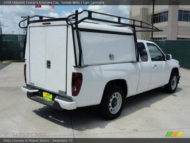 Summit White / Light Cashmere 2009 Chevrolet Colorado Extended Cab