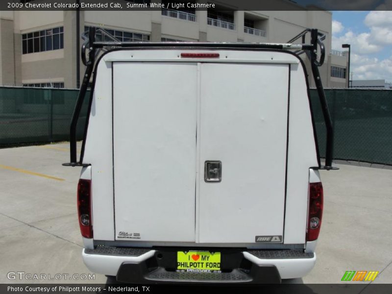 Summit White / Light Cashmere 2009 Chevrolet Colorado Extended Cab