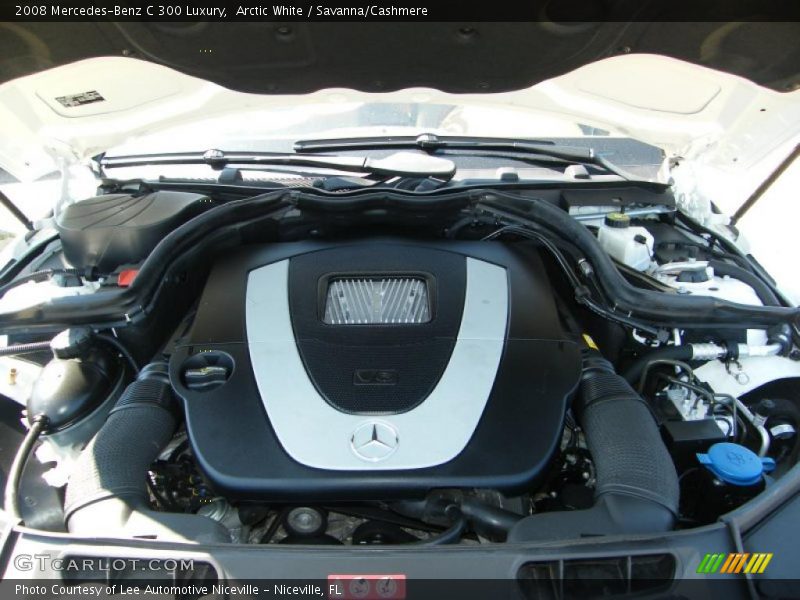 Arctic White / Savanna/Cashmere 2008 Mercedes-Benz C 300 Luxury