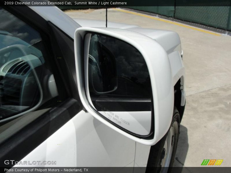 Summit White / Light Cashmere 2009 Chevrolet Colorado Extended Cab