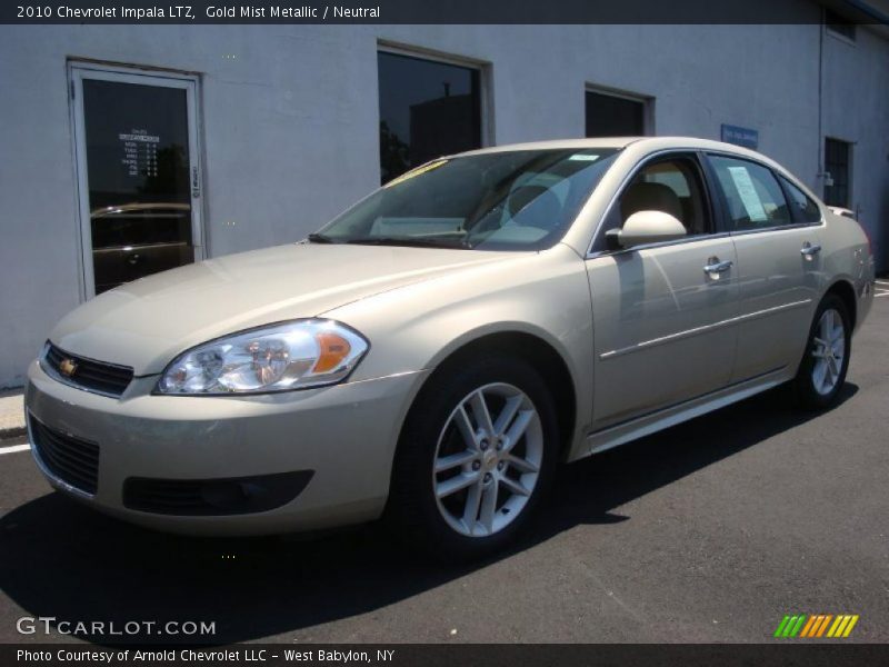 Gold Mist Metallic / Neutral 2010 Chevrolet Impala LTZ