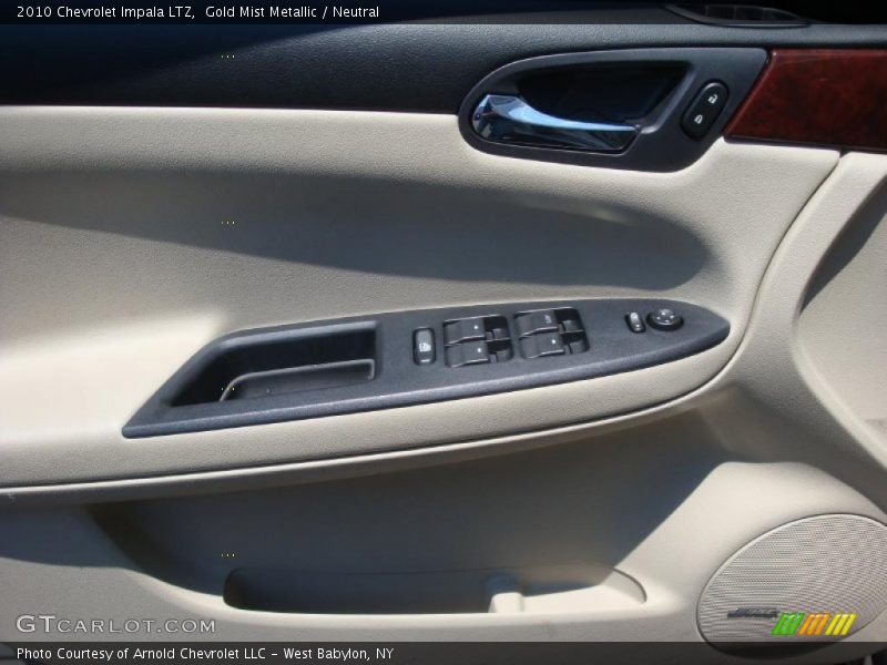 Gold Mist Metallic / Neutral 2010 Chevrolet Impala LTZ