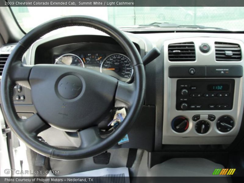 Summit White / Light Cashmere 2009 Chevrolet Colorado Extended Cab