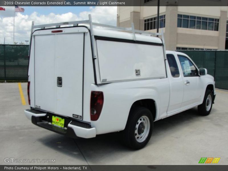 Summit White / Light Cashmere 2009 Chevrolet Colorado Extended Cab