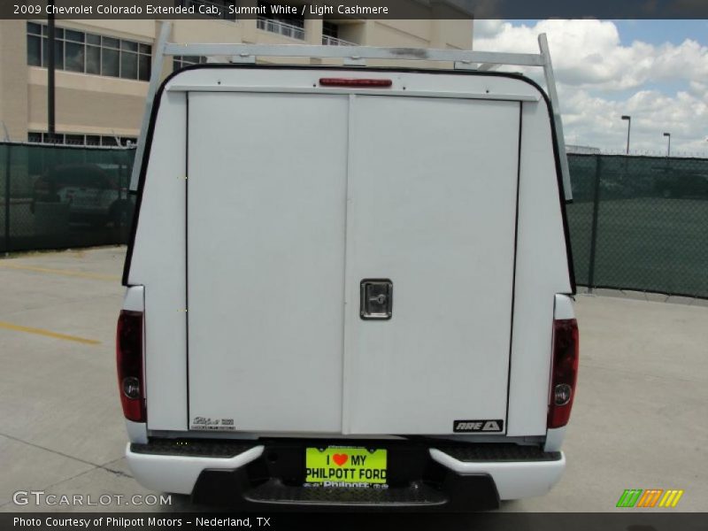 Summit White / Light Cashmere 2009 Chevrolet Colorado Extended Cab