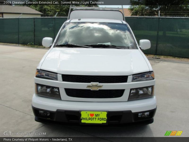 Summit White / Light Cashmere 2009 Chevrolet Colorado Extended Cab