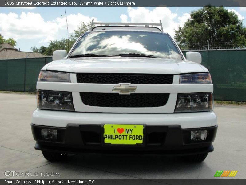 Summit White / Light Cashmere 2009 Chevrolet Colorado Extended Cab
