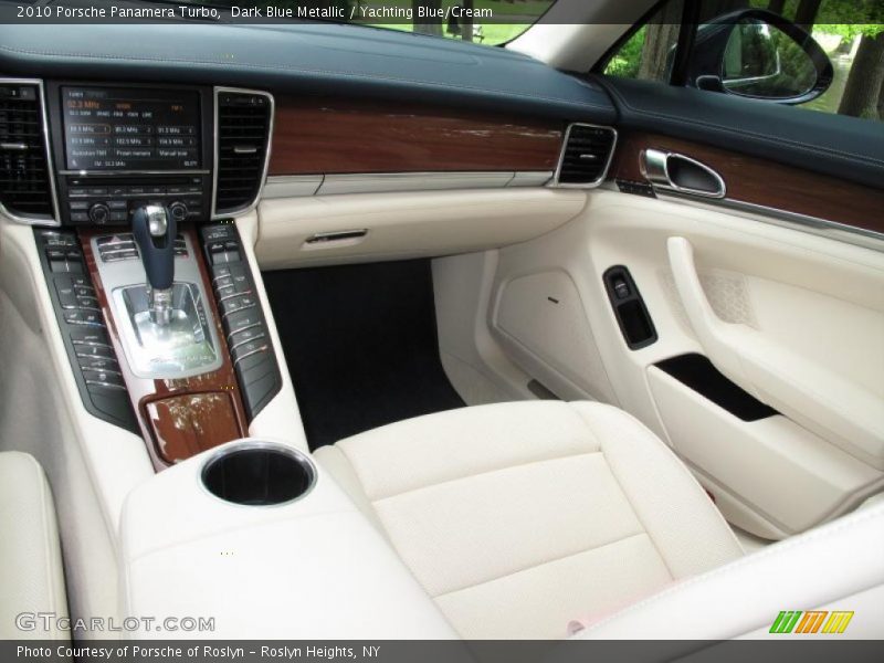 Dark Blue Metallic / Yachting Blue/Cream 2010 Porsche Panamera Turbo