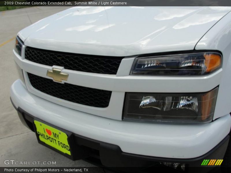 Summit White / Light Cashmere 2009 Chevrolet Colorado Extended Cab
