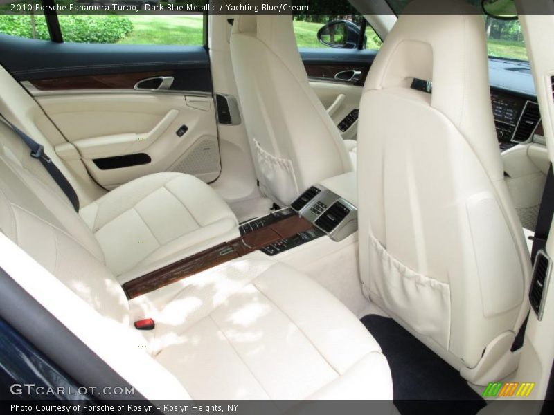 Dark Blue Metallic / Yachting Blue/Cream 2010 Porsche Panamera Turbo