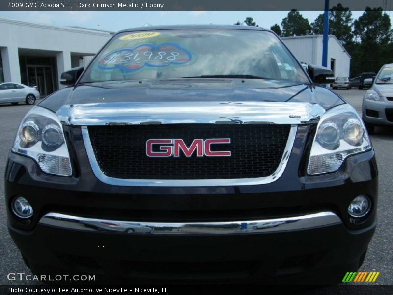 Dark Crimson Metallic / Ebony 2009 GMC Acadia SLT
