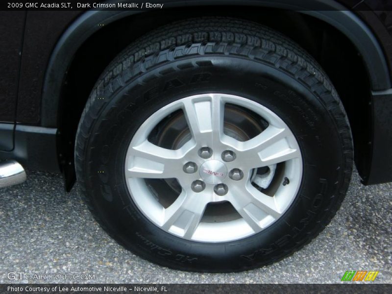 Dark Crimson Metallic / Ebony 2009 GMC Acadia SLT