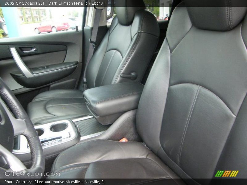 Dark Crimson Metallic / Ebony 2009 GMC Acadia SLT
