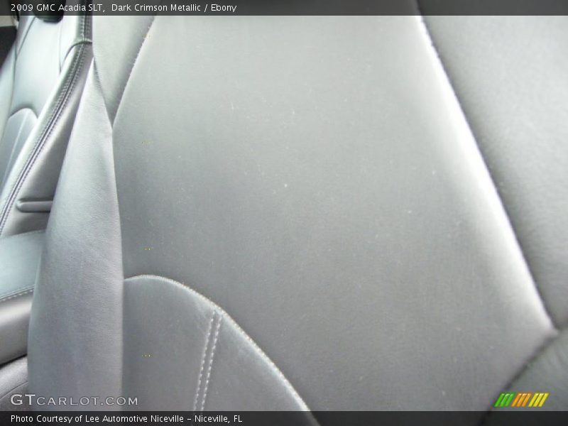 Dark Crimson Metallic / Ebony 2009 GMC Acadia SLT