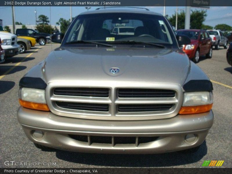 Light Almond Pearl Metallic / Sandstone 2002 Dodge Durango Sport