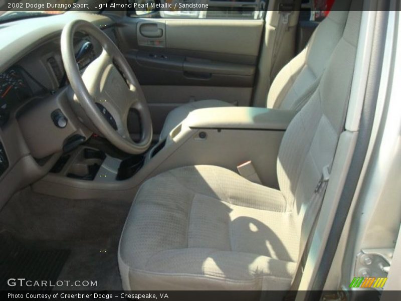 Light Almond Pearl Metallic / Sandstone 2002 Dodge Durango Sport