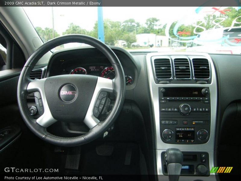 Dark Crimson Metallic / Ebony 2009 GMC Acadia SLT