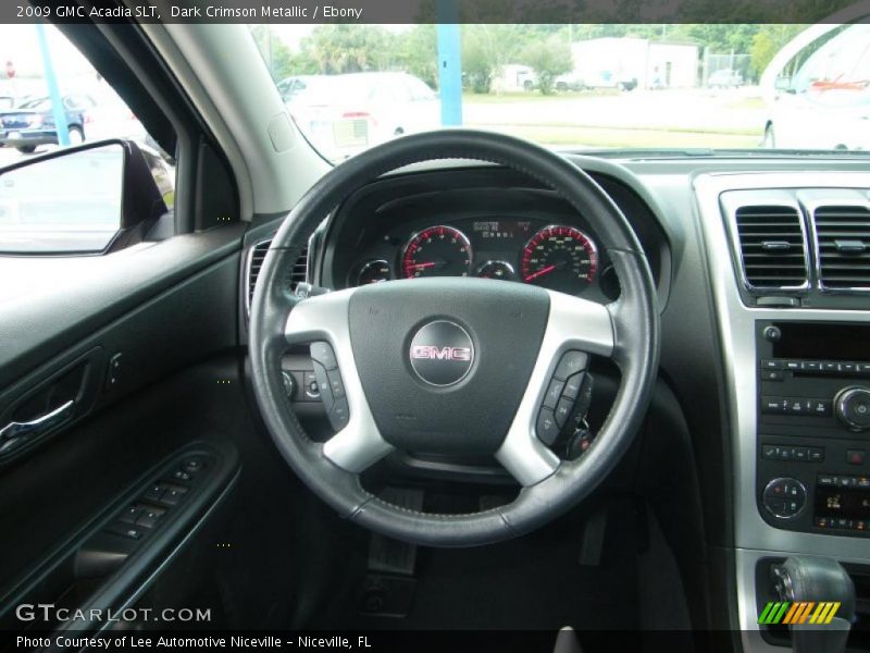 Dark Crimson Metallic / Ebony 2009 GMC Acadia SLT