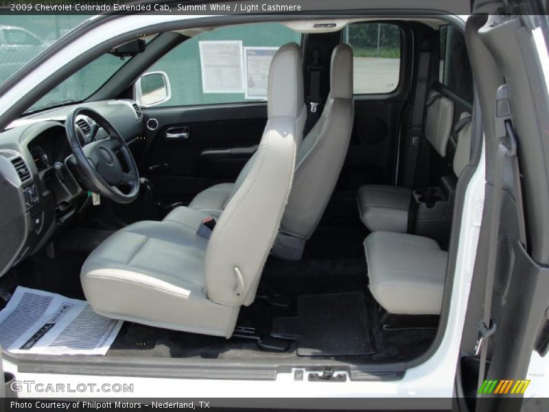 Summit White / Light Cashmere 2009 Chevrolet Colorado Extended Cab