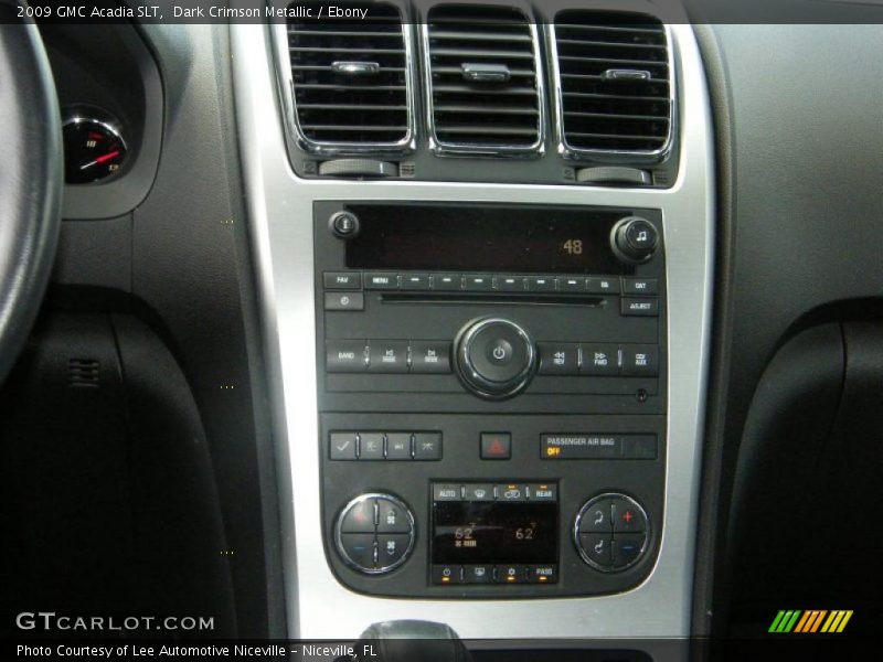 Dark Crimson Metallic / Ebony 2009 GMC Acadia SLT