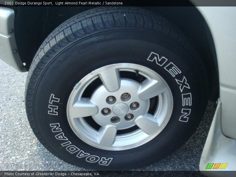 Light Almond Pearl Metallic / Sandstone 2002 Dodge Durango Sport