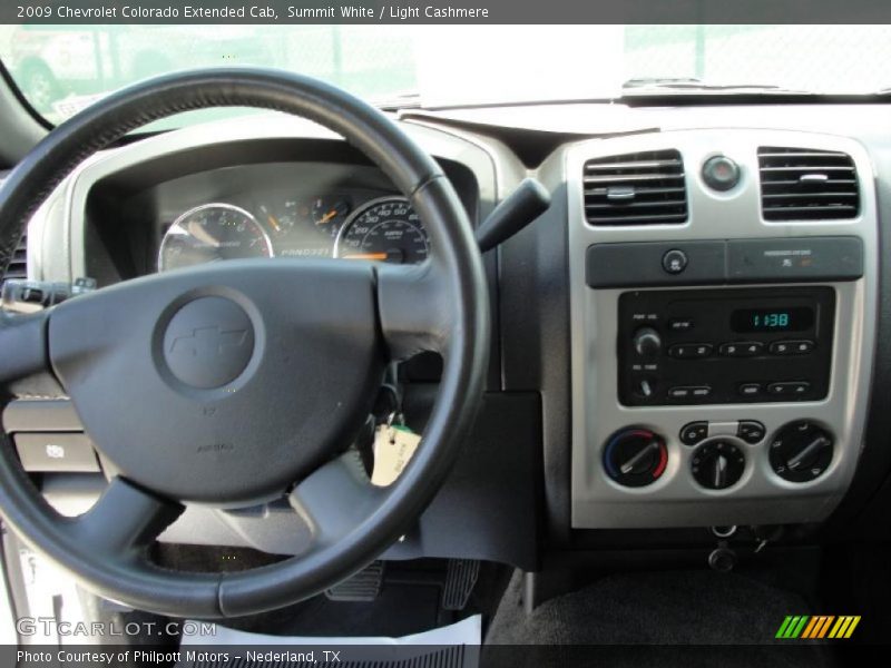 Summit White / Light Cashmere 2009 Chevrolet Colorado Extended Cab