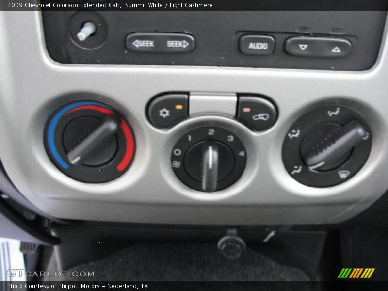 Summit White / Light Cashmere 2009 Chevrolet Colorado Extended Cab