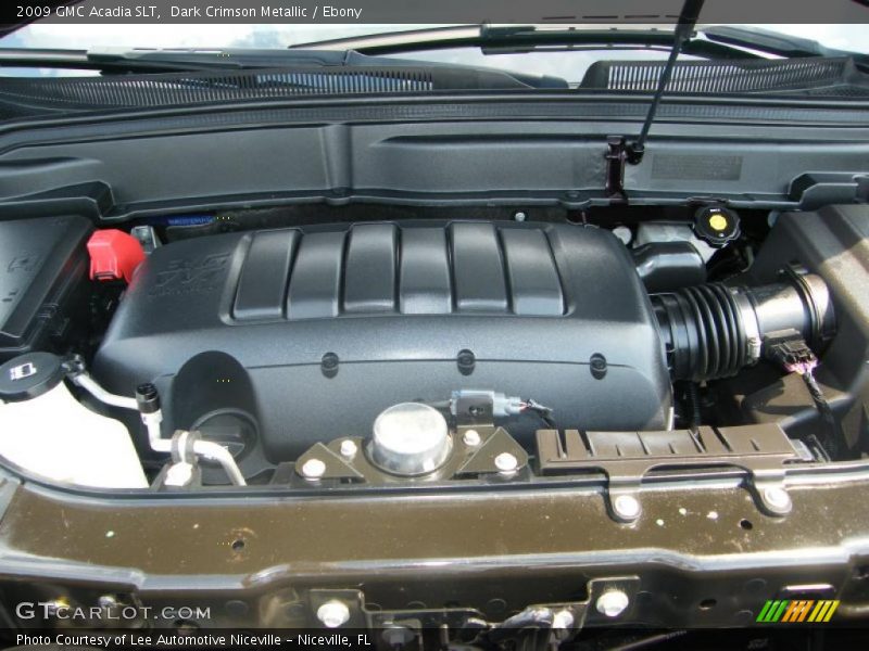 Dark Crimson Metallic / Ebony 2009 GMC Acadia SLT