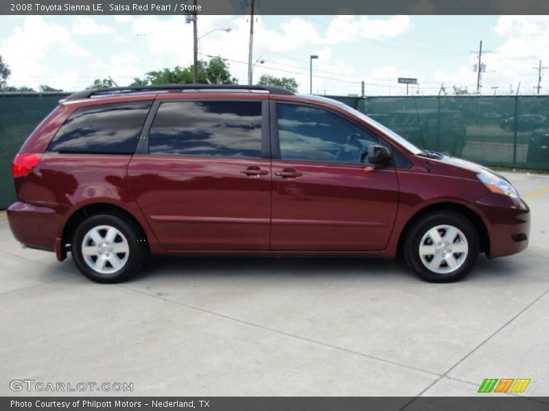 Salsa Red Pearl / Stone 2008 Toyota Sienna LE