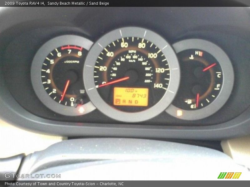 Sandy Beach Metallic / Sand Beige 2009 Toyota RAV4 I4