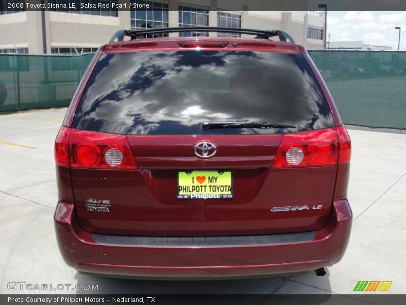 Salsa Red Pearl / Stone 2008 Toyota Sienna LE