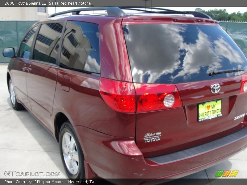 Salsa Red Pearl / Stone 2008 Toyota Sienna LE