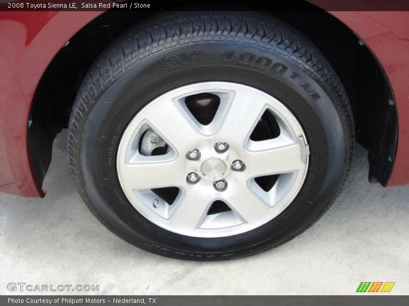 Salsa Red Pearl / Stone 2008 Toyota Sienna LE