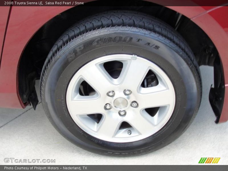 Salsa Red Pearl / Stone 2008 Toyota Sienna LE