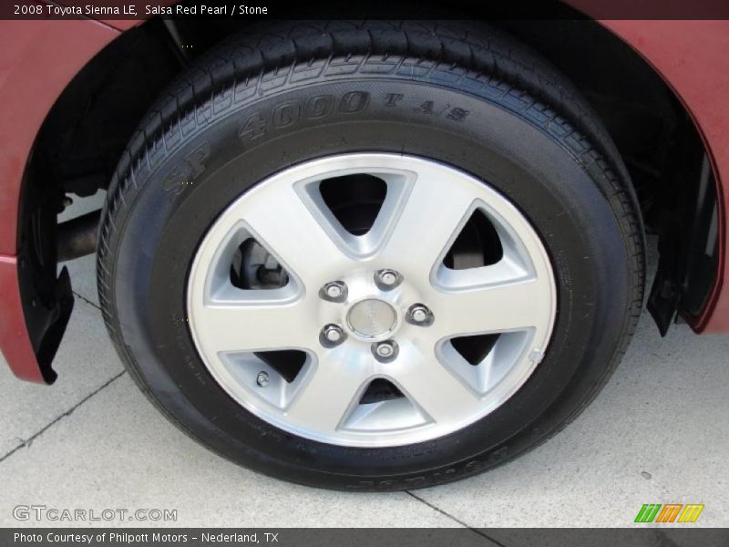 Salsa Red Pearl / Stone 2008 Toyota Sienna LE