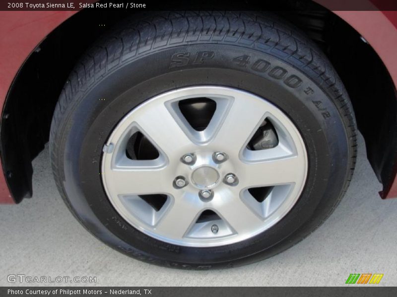 Salsa Red Pearl / Stone 2008 Toyota Sienna LE
