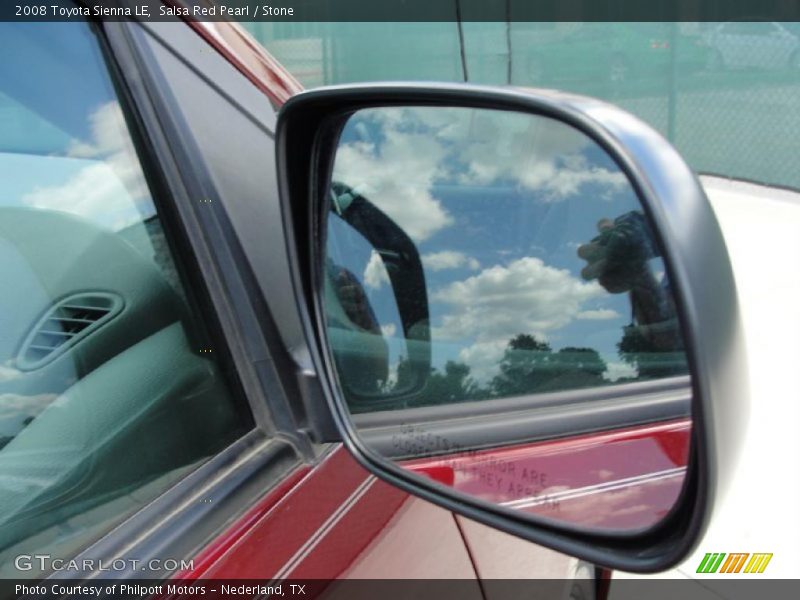 Salsa Red Pearl / Stone 2008 Toyota Sienna LE