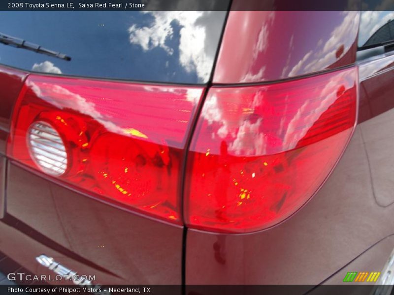 Salsa Red Pearl / Stone 2008 Toyota Sienna LE