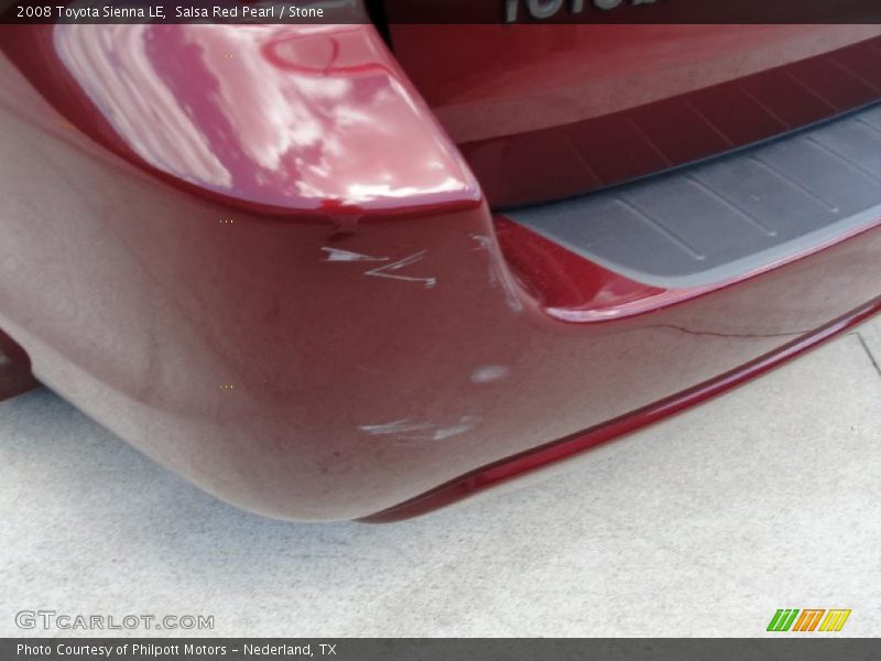 Salsa Red Pearl / Stone 2008 Toyota Sienna LE