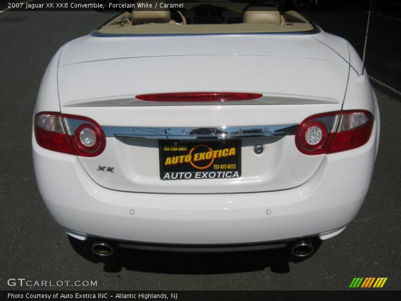Porcelain White / Caramel 2007 Jaguar XK XK8 Convertible