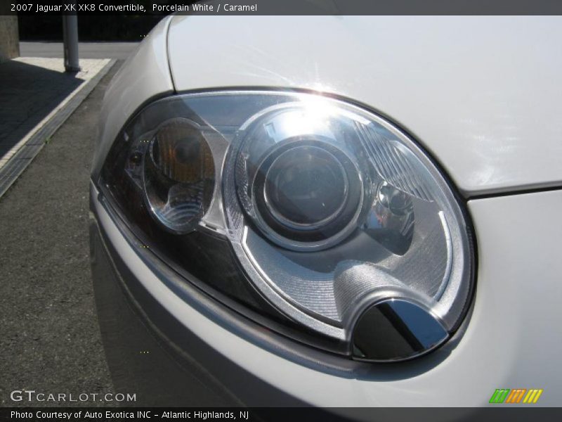 Porcelain White / Caramel 2007 Jaguar XK XK8 Convertible