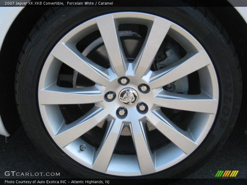 Porcelain White / Caramel 2007 Jaguar XK XK8 Convertible