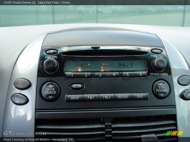 Salsa Red Pearl / Stone 2008 Toyota Sienna LE