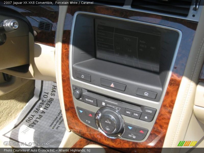 Porcelain White / Caramel 2007 Jaguar XK XK8 Convertible