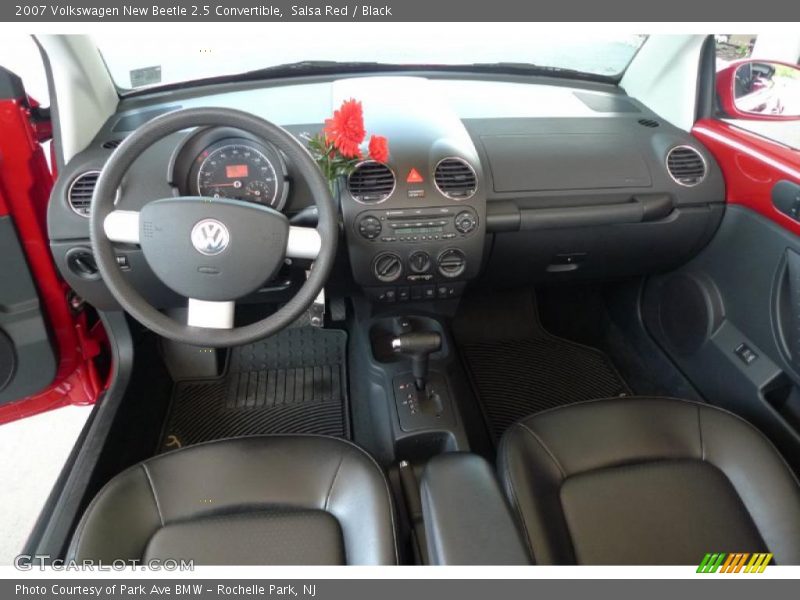 Salsa Red / Black 2007 Volkswagen New Beetle 2.5 Convertible